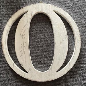 Woden letter “O”
